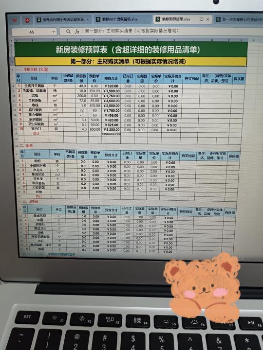 装修全攻略:预算清单、流程规划及细节管理一站式指南